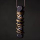 Tibet Ebony Wood Copper Peace Necklace Tibet Ebony Wood Copper Peace Necklace