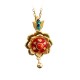 925 Silver Tibet Lotus Prayer Wheel Red Agate Necklace 925 Silver Tibet Lotus Prayer Wheel Red Agate Necklace