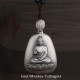 999 Silver Zodiac Natal Buddha Heart Sutra Necklace 999 Silver Zodiac Natal Buddha Heart Sutra Necklace
