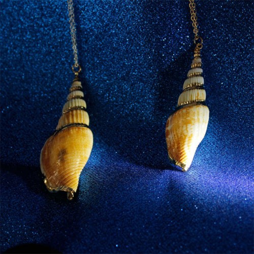 Shankha Conch Shell Lucky Necklace Shankha Conch Shell Lucky Necklace