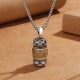 Tibetan Om Mani Padme Hum Wisdom Necklace