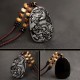 Black Obsidian Tiger Eye Dragon Phoenix Necklace Black Obsidian Tiger Eye Dragon Phoenix Necklace