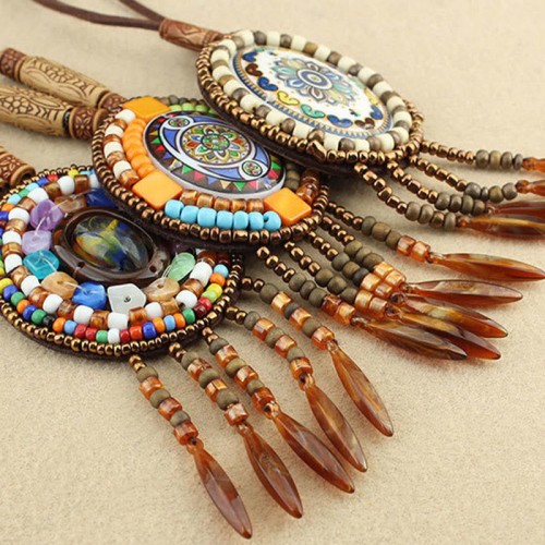 Mandala Beads Creativity Necklace Pendant