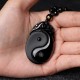 Black Obsidian Yin Yang Strength Necklace