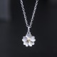 Sterling Silver Cherry Blossom Blessing Necklace Pendant Sterling Silver Cherry Blossom Blessing Necklace Pendant