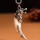 Wolf Tooth Titanium Steel Balance Necklace Wolf Tooth Titanium Steel Balance Necklace