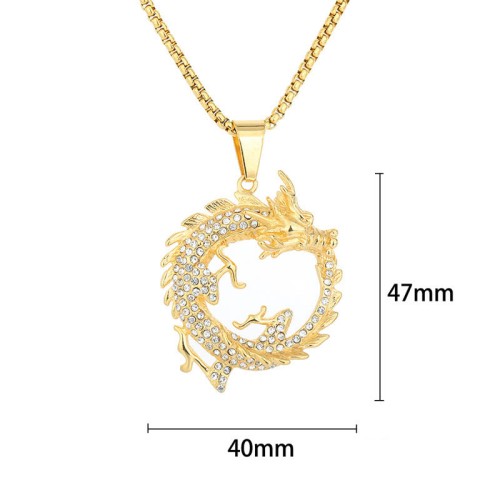 Chinese Zodiac Dragon Success Necklace Pendant Chinese Zodiac Dragon Success Necklace Pendant
