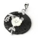 Various Crystal Amethyst Green Aventurine Flower Necklace Various Crystal Amethyst Green Aventurine Flower Necklace