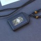 Sterling Silver Ebony Wood Lotus Calm Necklace Pendant Sterling Silver Ebony Wood Lotus Calm Necklace Pendant