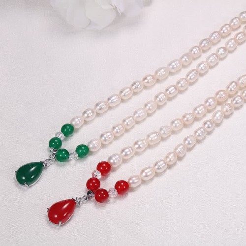 Pearl Bead Waterdrop Calm Necklace Pendant Pearl Bead Waterdrop Calm Necklace Pendant