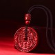 Cinnabar Mountain Ghost Bagua Blessing Necklace