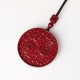 Cinnabar Yin Yang Evil Spirits Protection Pendant Cinnabar Yin Yang Evil Spirits Protection Pendant