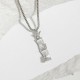 Chalcedony Bamboo Harmony Necklace