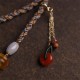 Agarwood Bead Luck Strength Necklace Pendant