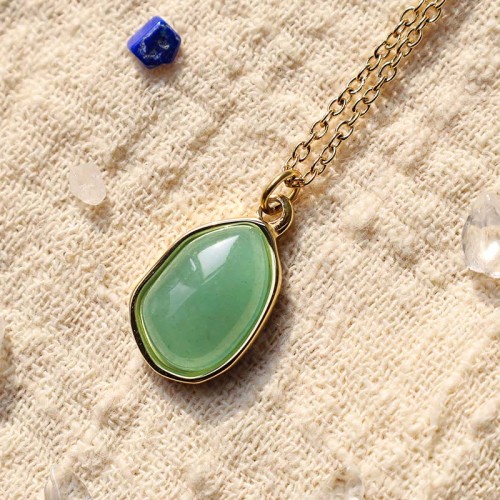 Green Aventurine Amethyst Rose Quartz Necklace