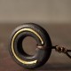 Zen Circle Ebony Wood Calm Necklace Pendant Zen Circle Ebony Wood Calm Necklace Pendant