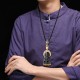 925 Sterling Silver Black Jade Kwan Yin Wealth Necklace 925 Sterling Silver Black Jade Kwan Yin Wealth Necklace