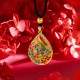 Colorful Phoenix Flower Strength Necklace