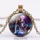 12 Constellations Zodiac Moon Star Protection Necklace 12 Constellations Zodiac Moon Star Protection Necklace