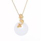White Jade Koi Fish Wealth Necklace Pendant White Jade Koi Fish Wealth Necklace Pendant
