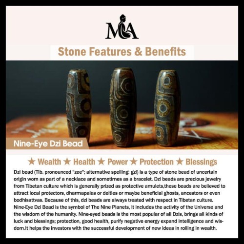 Nine-Eye Dzi Bead Auspicious Clouds Necklace Pendant Nine-Eye Dzi Bead Auspicious Clouds Necklace Pendant