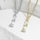 Chalcedony Bamboo Harmony Necklace