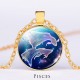 12 Constellations Zodiac Moon Star Protection Necklace 12 Constellations Zodiac Moon Star Protection Necklace