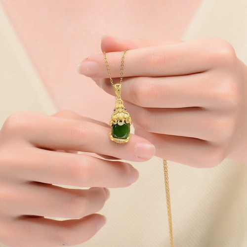 Natural Jade PiXiu Balance Necklace Natural Jade PiXiu Balance Necklace