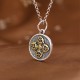 925 Sterling Silver Double Dorje Vajra Necklace 925 Sterling Silver Double Dorje Vajra Necklace