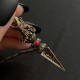 Pentagram Eye of God Feather Copper Healing Necklace Pentagram Eye of God Feather Copper Healing Necklace