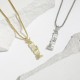 Chalcedony Bamboo Harmony Necklace