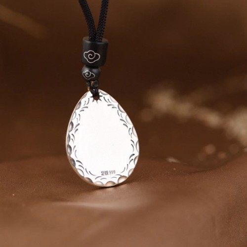 Vintage 999 Silver Yin Yang Bagua Balance Necklace Vintage 999 Silver Yin Yang Bagua Balance Necklace