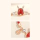 925 Sterling Silver Year of the Dragon Red Agate Necklace 925 Sterling Silver Year of the Dragon Red Agate Necklace