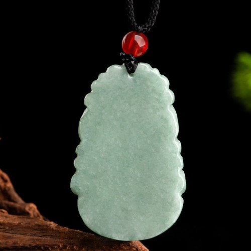 Natural Green Jade Chinese Zodiac Luck Necklace Natural Green Jade Chinese Zodiac Luck Necklace