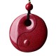 Laughing Buddha Yin Yang Cinnabar Blessing Necklace