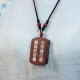 Ebony Wood Red Sandalwood Yin Yang Bagua Balance Pendant Ebony Wood Red Sandalwood Yin Yang Bagua Balance Pendant