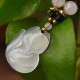 Chalcedony Fox Crystal Harmony Necklace Chalcedony Fox Crystal Harmony Necklace
