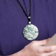 Mountain Landscape Jade Abundance Necklace