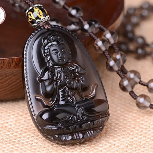 Chinese Zodiac Obsidian Protection Pendant