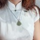 18K Gold Laughing Buddha Jade Abundance Necklace 18K Gold Laughing Buddha Jade Abundance Necklace