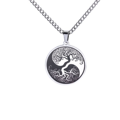 Tree of Life Titanium Steel Necklace Pendant