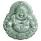 Laughing Buddha Jade Copper Coin Abundance Necklace