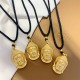 Gold Buddha Copper Wealth Necklace Pendant Gold Buddha Copper Wealth Necklace Pendant