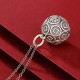990 Silver Fu Character Copper Coin Luck Necklace 990 Silver Fu Character Copper Coin Luck Necklace
