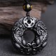 Pixiu Obsidian Wealth Necklace Pendant Pixiu Obsidian Wealth Necklace Pendant