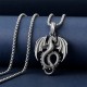 Pure Tin Dragon Luck Necklace Pure Tin Dragon Luck Necklace