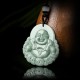 Laughing Buddha Jade Copper Coin Abundance Necklace