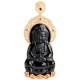 925 Sterling Silver Black Jade Kwan Yin Wealth Necklace 925 Sterling Silver Black Jade Kwan Yin Wealth Necklace