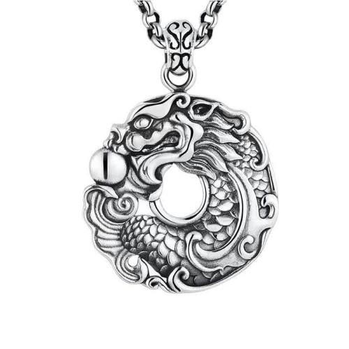 Koi Fish Dragon Peace Buckle Necklace Koi Fish Dragon Peace Buckle Necklace