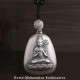 999 Silver Zodiac Natal Buddha Heart Sutra Necklace 999 Silver Zodiac Natal Buddha Heart Sutra Necklace